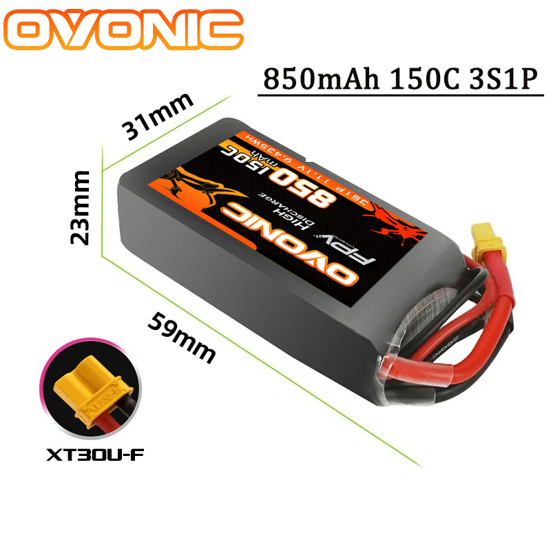OVONIC 150C 850mAh 리포 배터리 3S 4 - Drone Battery 3S 리뷰 및 가격