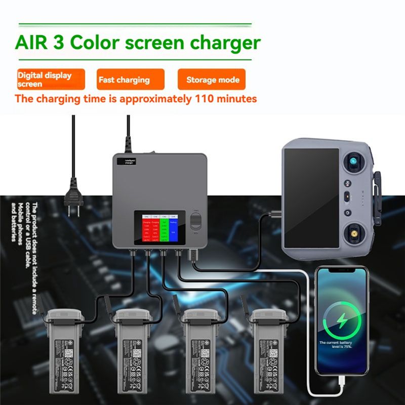 DJI AIR 3/AIR 3S 드론용 클래식 6-in- - Drone Battery 3S 리뷰 및 가격
